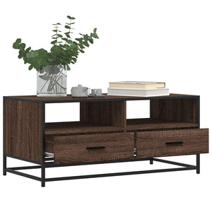 Couchtisch Braun Eichen-Optik 100x50 cm
