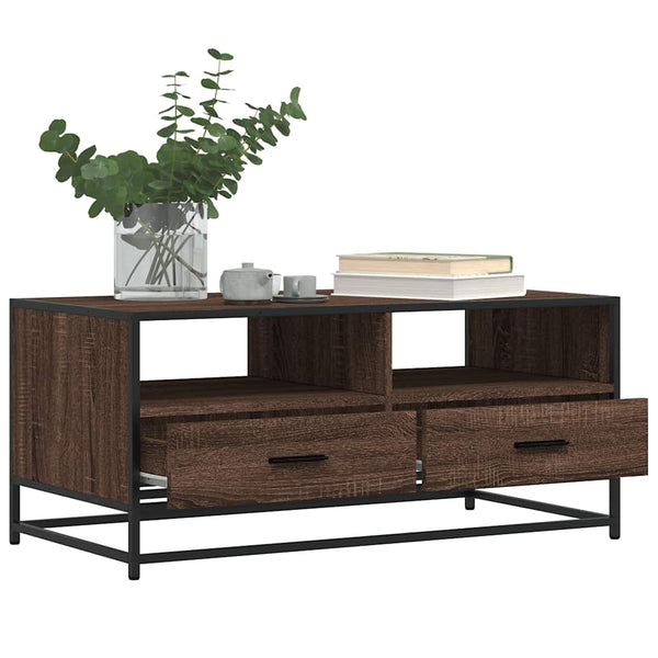 Couchtisch Braun Eichen-Optik 100x50 cm
