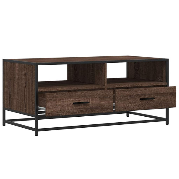 Couchtisch Braun Eichen-Optik 100x50 cm