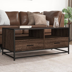 Couchtisch Braun Eichen-Optik 100x50 cm