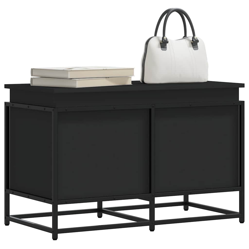 Aufbewahrungsbox Schwarz 80x40x51,5 cm
