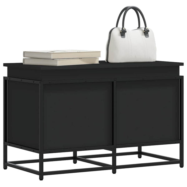 Aufbewahrungsbox Schwarz 80x40x51,5 cm