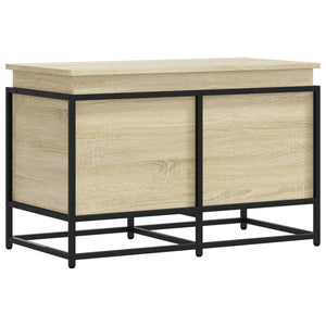 vidaXL Boîte de rangement avec couvercle Sonoma 80x40x51,5 cm Bois d'ingénierie