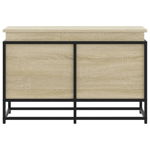 vidaXL Boîte de rangement avec couvercle Sonoma 80x40x51,5 cm Bois d'ingénierie