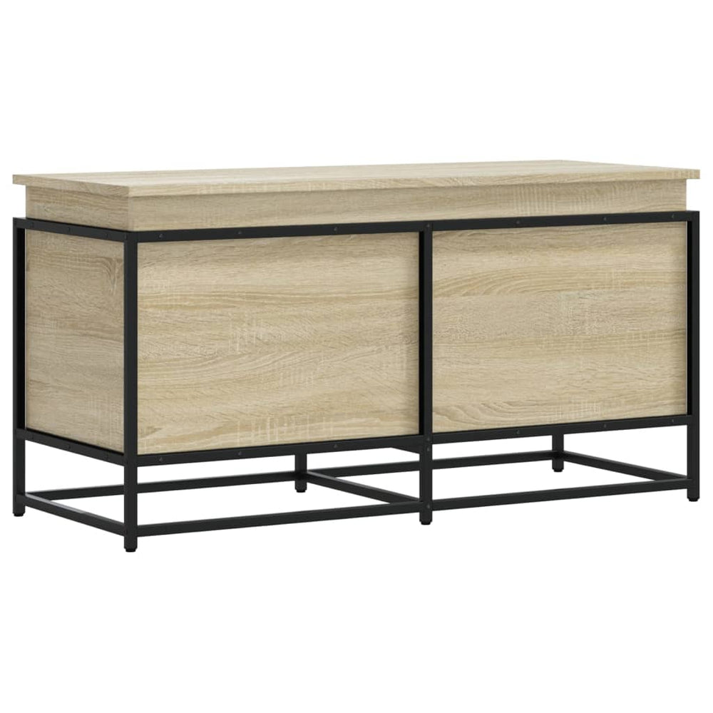 vidaXL Boîte de rangement avec couvercle Sonoma 100x40x51,5 cm Bois d'ingénierie