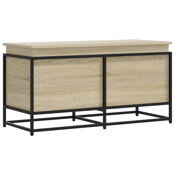 vidaXL Boîte de rangement avec couvercle Sonoma 100x40x51,5 cm Bois d'ingénierie