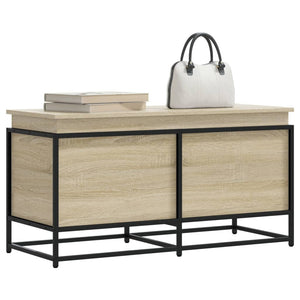 vidaXL Boîte de rangement avec couvercle Sonoma 100x40x51,5 cm Bois d'ingénierie