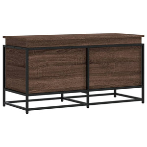 Aufbewahrungsbox Eichen-Optik mit Deckel 100x40x51,5 cm