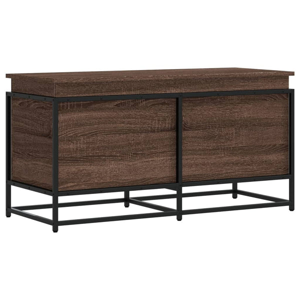 Aufbewahrungsbox Eichen-Optik mit Deckel 100x40x51,5 cm