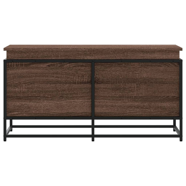 Aufbewahrungsbox Eichen-Optik mit Deckel 100x40x51,5 cm