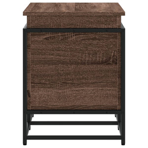 Aufbewahrungsbox Eichen-Optik mit Deckel 100x40x51,5 cm