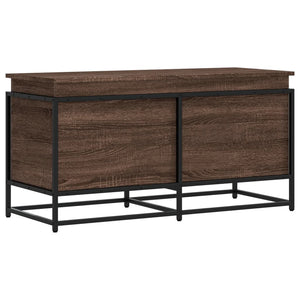 Aufbewahrungsbox Eichen-Optik mit Deckel 100x40x51,5 cm