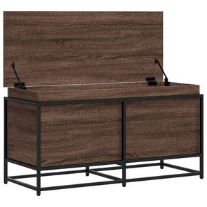 Aufbewahrungsbox Eichen-Optik mit Deckel 100x40x51,5 cm