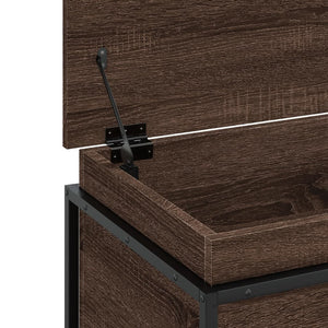 Aufbewahrungsbox Eichen-Optik mit Deckel 100x40x51,5 cm