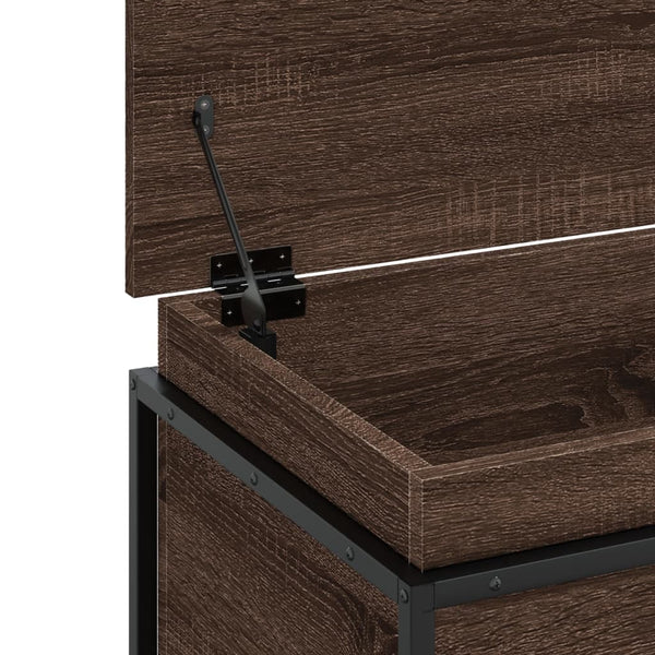 Aufbewahrungsbox Eichen-Optik mit Deckel 100x40x51,5 cm