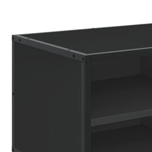 Schwarzer TV-Schrank 80 cm