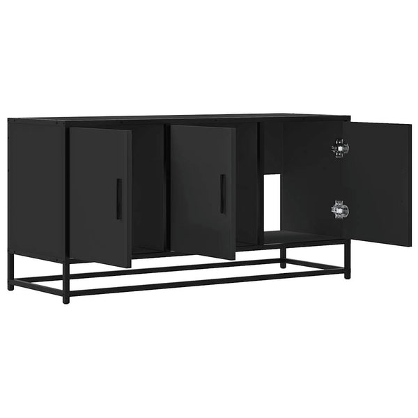 Schwarzer TV-Schrank 100 cm