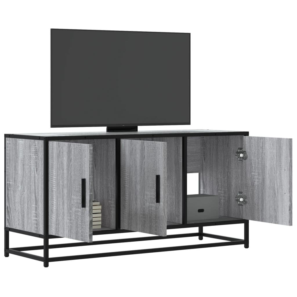 TV-Schrank Grau Sonoma 100x35x50 cm