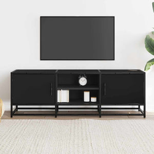 Schwarzer TV-Schrank 120 cm