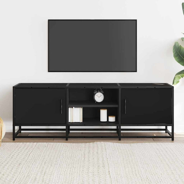 Schwarzer TV-Schrank 120 cm