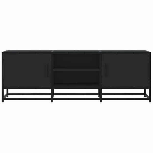 Schwarzer TV-Schrank 120 cm