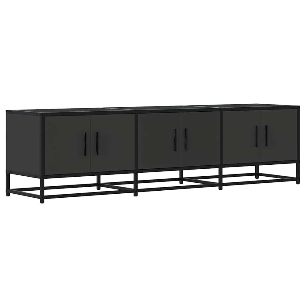 Schwarzer TV-Schrank 150 cm