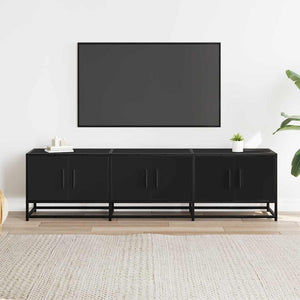 Schwarzer TV-Schrank 150 cm