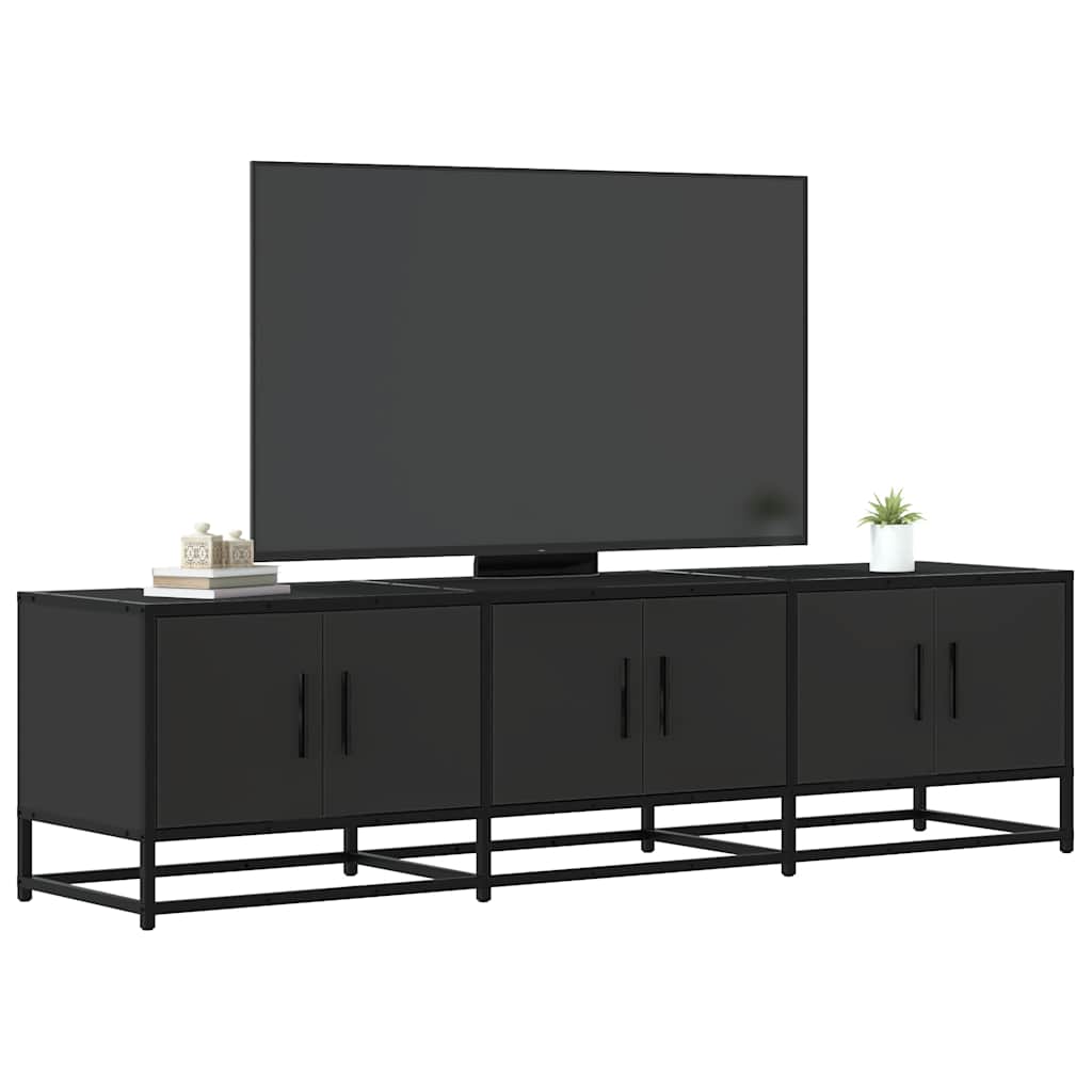Schwarzer TV-Schrank 150 cm