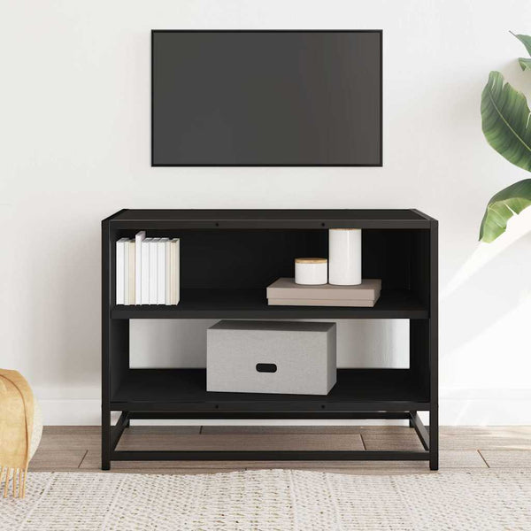 Schwarzer TV-Schrank, 61 cm
