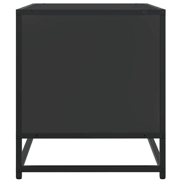 Schwarzer TV-Schrank, 61 cm