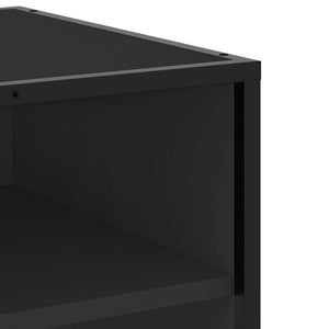 Schwarzer TV-Schrank, 61 cm