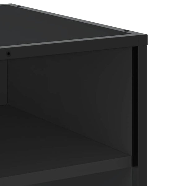 Schwarzer TV-Schrank, 61 cm