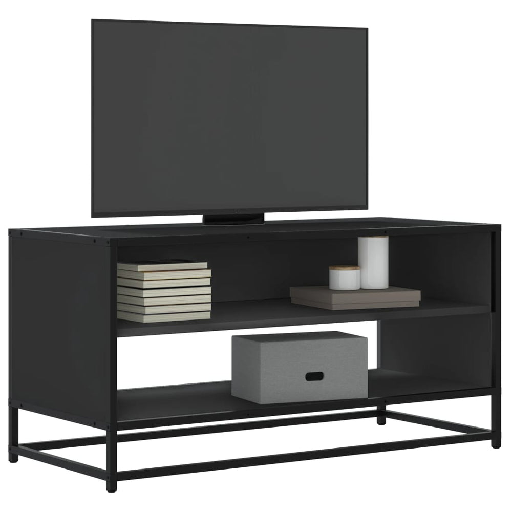 Schwarzer TV-Schrank 91 cm