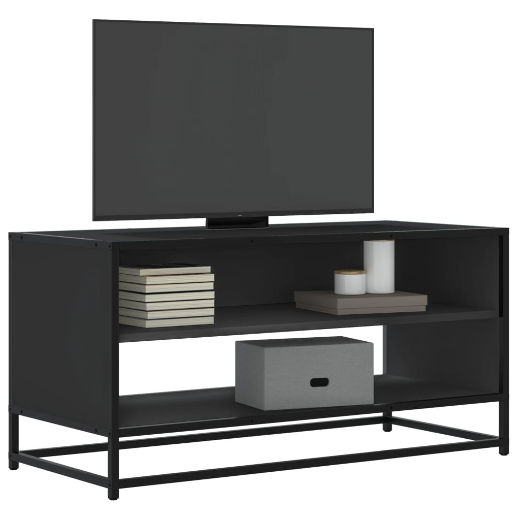Schwarzer TV-Schrank 91 cm