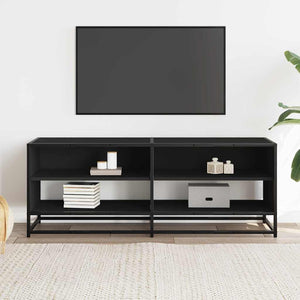 Schwarzer TV-Schrank 120,5 cm