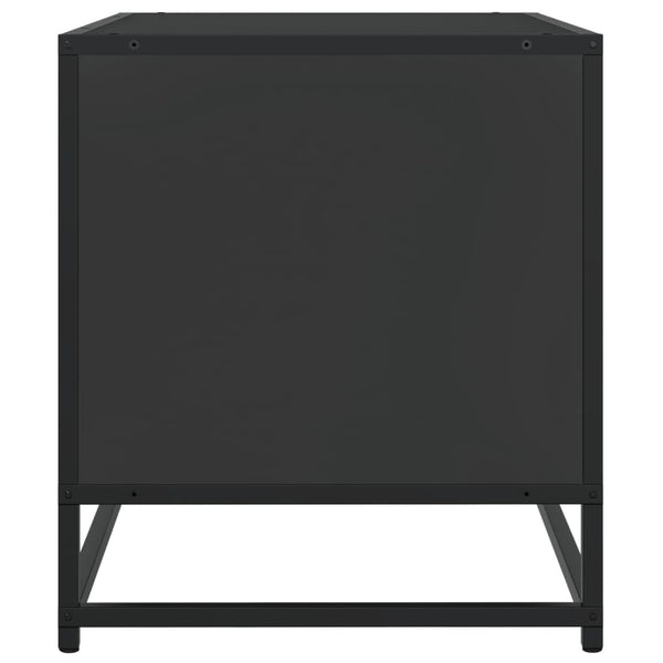Schwarzer TV-Schrank 120,5 cm