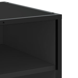 Schwarzer TV-Schrank 120,5 cm