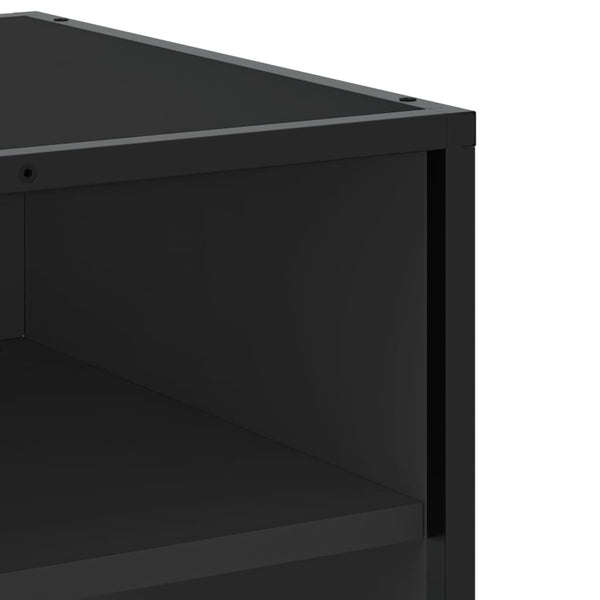 Schwarzer TV-Schrank 120,5 cm