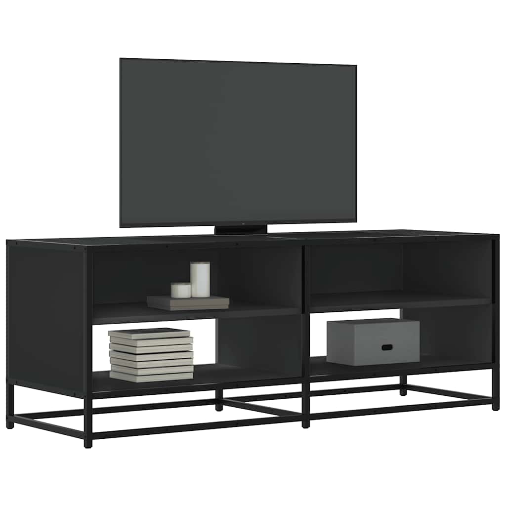 Schwarzer TV-Schrank 120,5 cm