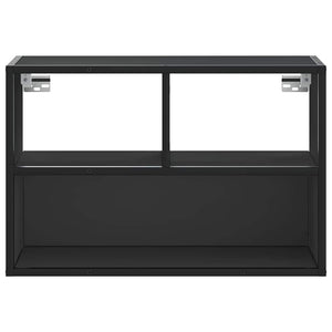 Schwarzer TV-Schrank 60 cm