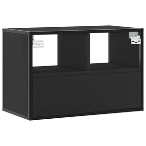 Schwarzer TV-Schrank 60 cm