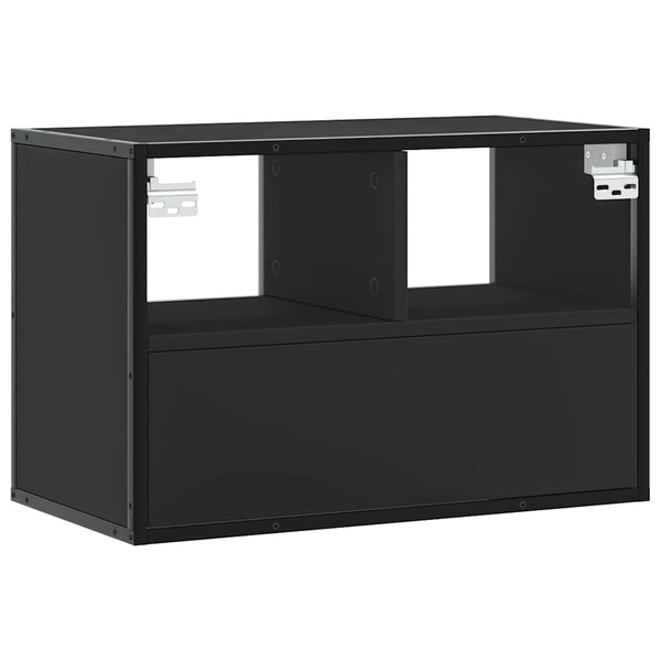 Schwarzer TV-Schrank 60 cm