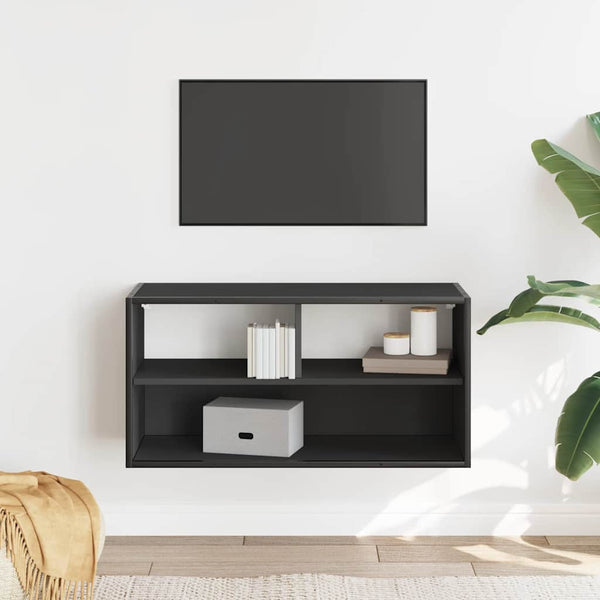 Schwarzer TV-Schrank 80 cm
