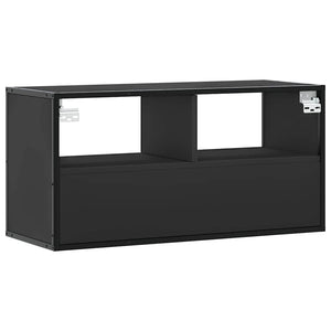 Schwarzer TV-Schrank 80 cm