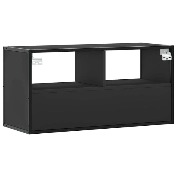 Schwarzer TV-Schrank 80 cm