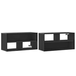 Schwarzer TV-Schrank 80 cm