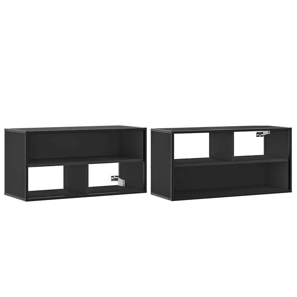 Schwarzer TV-Schrank 80 cm