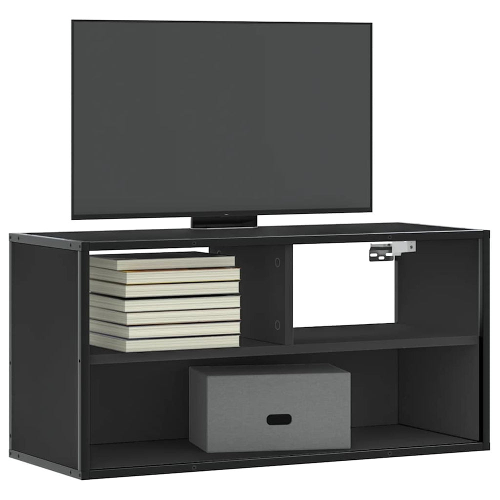 Schwarzer TV-Schrank 80 cm