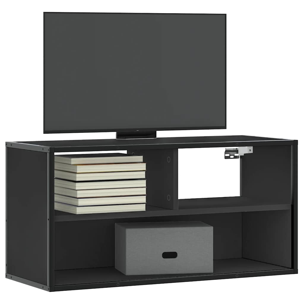 Schwarzer TV-Schrank 80 cm