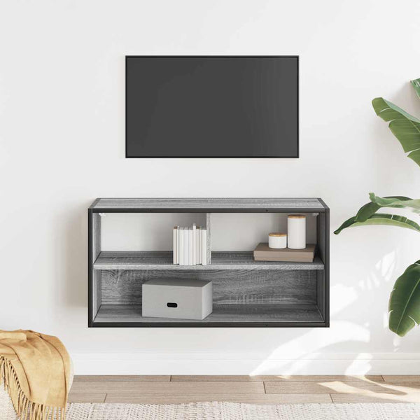TV-Schrank Grau Sonoma 80 cm